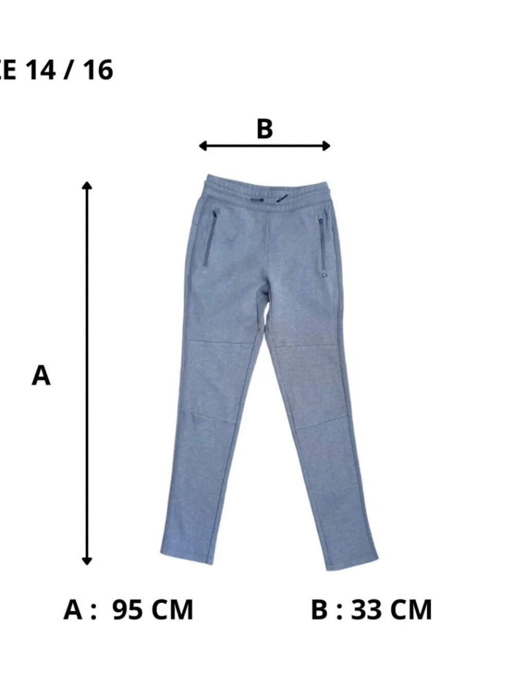 GapFit Kids Jogger Sweatpants Size XXL 14-16 Gray Athletic Pants Boys Activewear